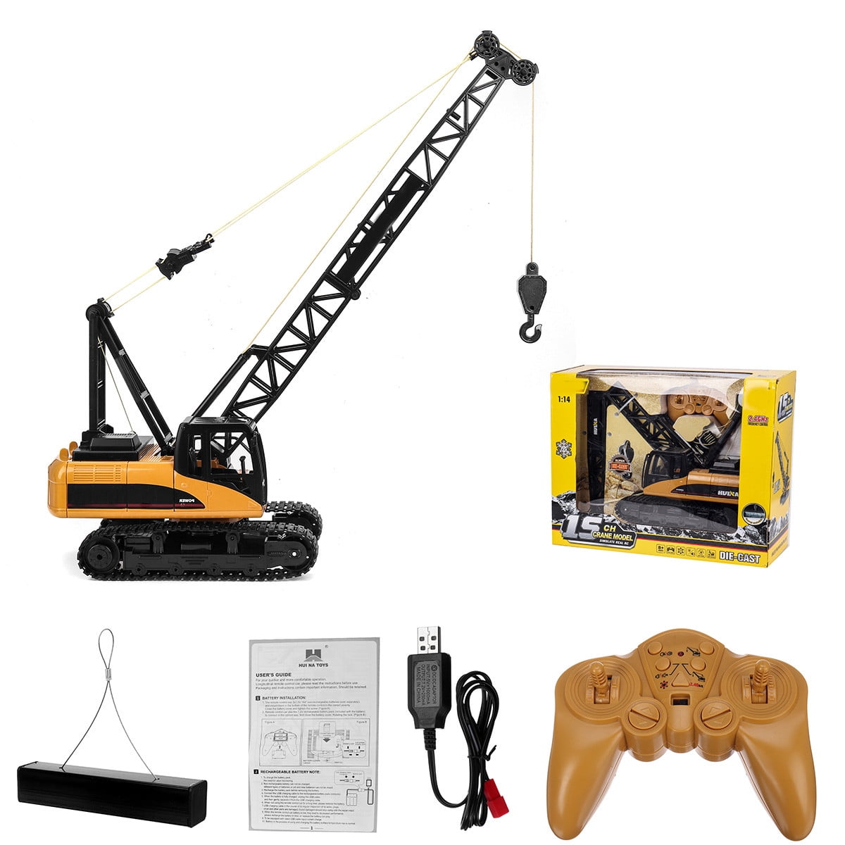 toy crane with remote