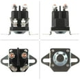 thumbnail image 2 of 117-1197 Starter Solenoid Compatible with Exmark Lawn Boy and Toro Z Lawn w/ 2 Hole Bracket 12V 4 Terminal Mowers 513075 104-3189 117-1197 212655 28-4210 47-1910, 2 of 5