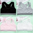 thumbnail image 3 of Girls Bra Training Bras Cotton Bralette Stretch Seamless Sports Brasfor Girls Sports Seamless Bra Design (7-12Y), 3 of 5