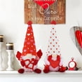 thumbnail image 2 of Valentines Day Gnome Decorations,2 PCS Mr and Mrs Scandinavian Tomte,Couple Lover Heart Valentine Gnomes Plush,Swedish Tomte Dwarf Home Tabletop Elf Gnomes Decor Ornaments,Gifts for Him Her, 2 of 6