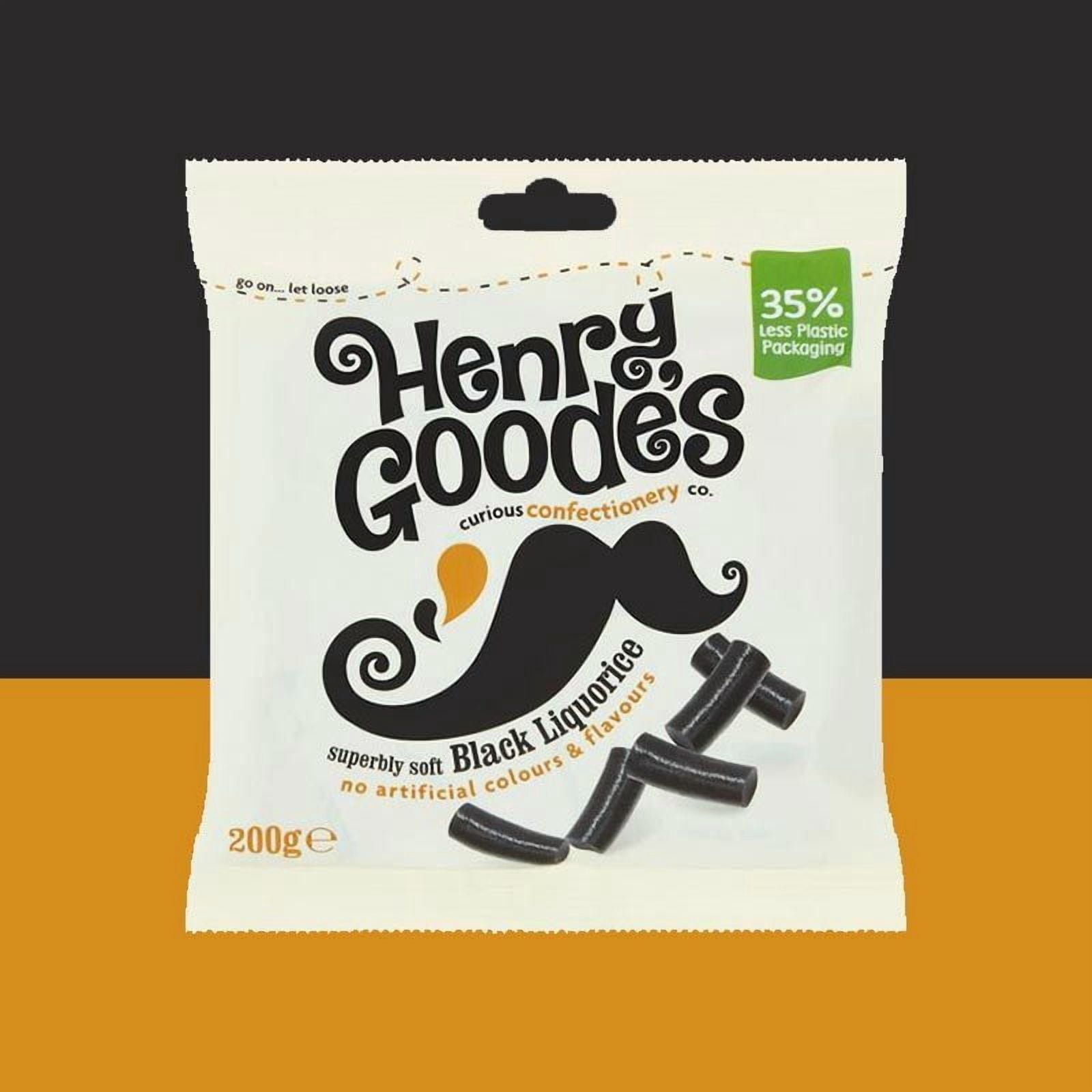 Candyland Henry Black Goodes Soft Liquorice 200g (Pack of 2)