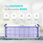 Aspectek 40W Electronic Bug Zapper, Indoor Mosquito and Insect Killer