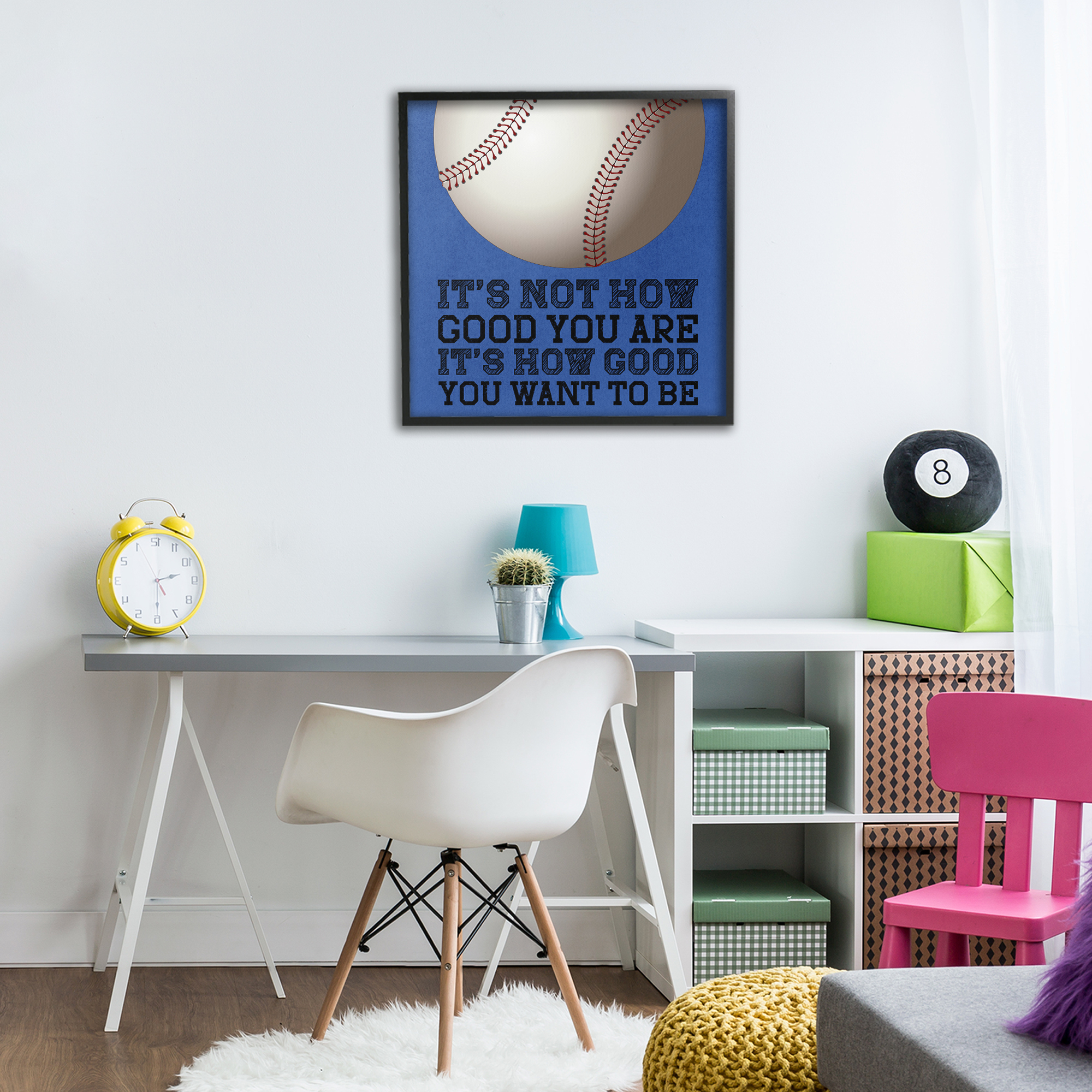 How Good You Want To Be Black Framed Giclee Art, design by Marcus Prime