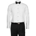 thumbnail image 2 of Gentlemens Collection Men's 1942 Lay Down Collar Tuxedo Shirt - White - 18 6-7, 2 of 6
