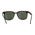thumbnail image 2 of Classic Hipster Rectangular Keyhole Horn Rim Sunglasses Matte Tortoise Green, 2 of 4