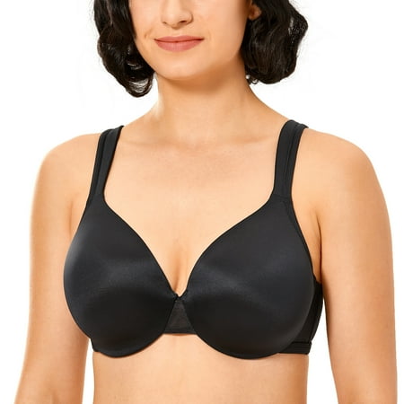 

AISILIN Women s T Shirt Bra Lightly Padded Underwire Full Coverage Plus Size Bras