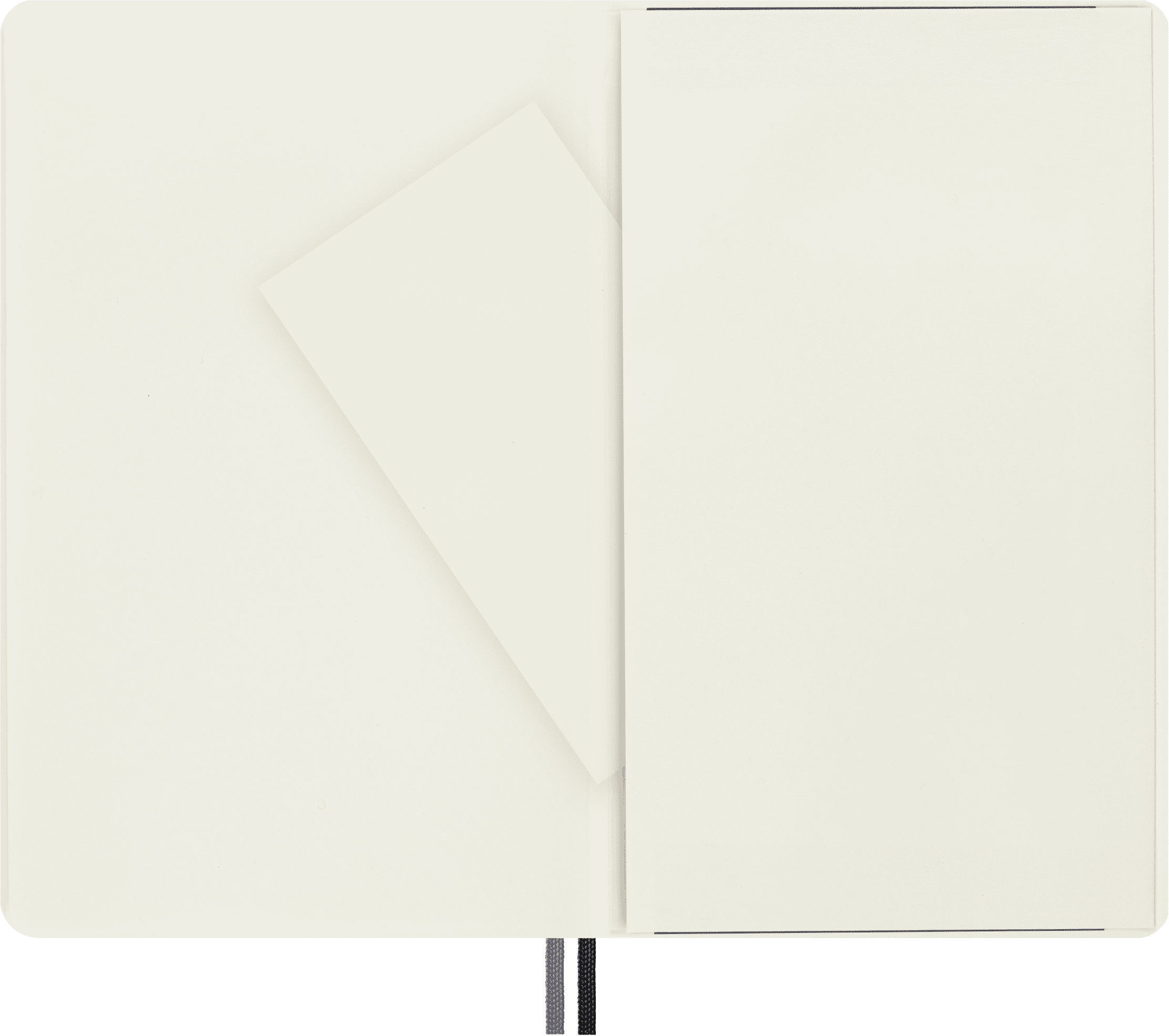 Moleskine Classic Expanded Notebook, Soft Cover, Large (5" x 8.25"), Plain, Black