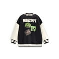 thumbnail image 2 of Minecraft Boys Black Varsity Jacket, 2 of 6