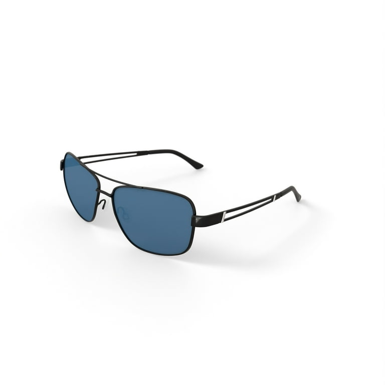 DNA Polarized Rx'able Sunglasses, Unisex, A3016, Black, 63-12-126