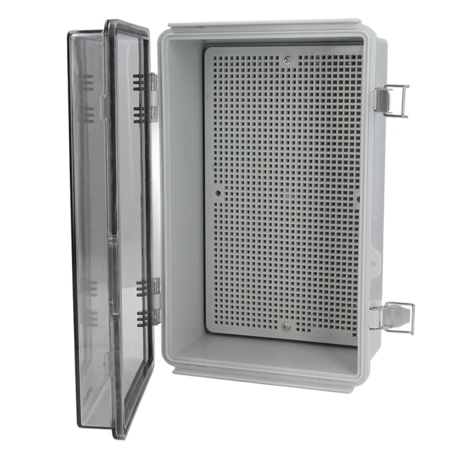 Caja Eléctrica, 175x275x110 Mm Caja De Plástico ABS Para Equipos Eléctricos Resistente A Impactos Versátil Con Placa De Montaje Para Electrónica