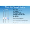 thumbnail image 3 of MySmile Juego de 10 Boquillas de Repuesto para Irrigador Bucal Compatibles con el Irrigador Bucal Waterpik, Incluye Puntas Clásicas, Puntas para Bolsas Periodontales y Puntas para Buscar Placa, 3 of 9
