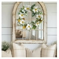 thumbnail image 6 of TVYTYAT Magnolia Wreath Spring Decor - 15.7" Faux Flower Hoop with Twigs for Door Wall Hanging, Home Garden Wedding Decorations, 6 of 6