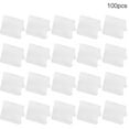 thumbnail image 3 of Baohd Pack de 100 Ballon Clip Plastique Transparent Réutilisable V en Forme de Clips d'Étanchéité Décoration Accessoires Cadeaux, 3 of 6