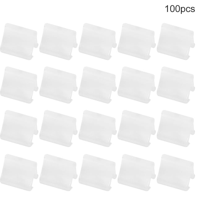 Advancent Paquete de 100 clips para globos de plástico transparente reutilizables Clips de sellado corbatas graduación celebración decoración Almacenamiento y organización del hogar
