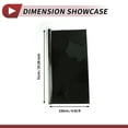 thumbnail image 5 of Unique Bargains Nano Ceramic Car Window Tint Film VLT 14% IRR 61% UVR 95% 4.92 ft x 20.08 inch Privacy Film 2mil PET 1 Pc Chrome Black 0.14 VLT, 5 of 8