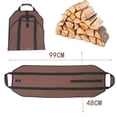thumbnail image 4 of Outdoor Firewood Tote Bag ,Portable Durable Logging Bag ,Multifunctional Firewood, 4 of 8
