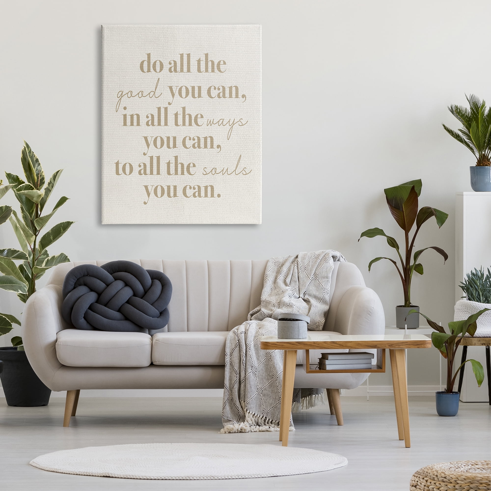 Stupell Industries Motivational Doing Good Phrase Inspirational Painting Gallery Wrapped Canvas Print Wall Art, 36 x 48