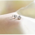 thumbnail image 4 of LeCalla 925 Sterling Silver Stud Earrings for Women | Trinity Knot Stud Earring, 4 of 7
