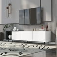 thumbnail image 2 of Royard Oaktree Extra Long TV Stand Fits TVs up to 90", Extended Media Console with Storage Drawers,, 2 of 7