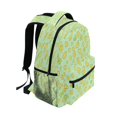 thumbnail image 2 of Minimalist Flower Pattern Stylish Large Backpack 15L Self-Standing Durable Twill for School, Office and Travel Use, 2 of 9