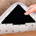 thumbnail image 1 of 10Pcs Triangle Rug Gripper Double Sided Reusable Rug Pad Anti Curling Non Slip Rug Tape Removable Floor Rug Pad Foldable Rug Tape Washable Rug Gripper for Hardwood Floors Tile Floors Carpets Wall, 1 of 11