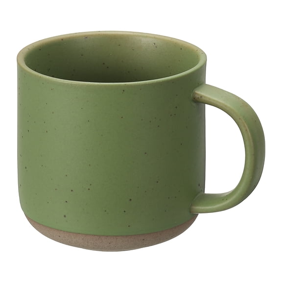 Uxcell Handmade Vintage Espresso Cups, 12 oz Ceramic Coffee Mug Stoneware Tea Cup with Handle Dishwasher and Microwave Safe for Latte Cappuccino Milk Office Home Gifts, Green
