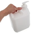 thumbnail image 5 of HOMEMAXS Heavy-Duty Plastic Container Empty White Jugs with Pump Dispenser Lid 2L Refillable Liquid Storage Bucket  for Shower Gel And Shampoo, 5 of 8