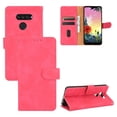thumbnail image 1 of For LG K50S PU Leather Flip Case Card Slots Holder Kickstand Book Folding Folio Cover-Pink, 1 of 5