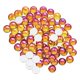 thumbnail image 1 of 288 piezas adornos decoraciones piedras para decoración de uñas diamantes de imitación con parte posterior plana para pinza para el cabello Naranja 7mm, 1 of 8