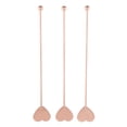 thumbnail image 1 of 3 varillas giratorias de cóctel de acero inoxidable, mezclador de Martini/agitador de Cobre perfke Cocktail Swizzle Stick, 1 of 7