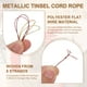 thumbnail image 3 of Cuerda de Tinsel Metálico Uxcell, Cinta de Envoltura de Cuerda Cuerdas No Elásticas para Hacer Adornos de Regalo Color Dorado Claro, 3 of 7