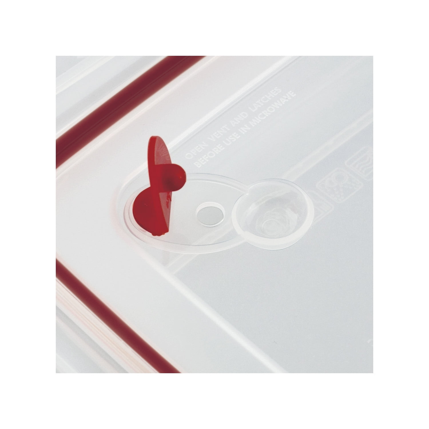 Sterilite Ultra•Seal™ 16.0 Cup Rectangle, Latching Food Storage Container, Airtight Watertight Seal, Red, 4 Count