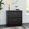 Bush Furniture Modern 2 Drawer Lateral File Espresso Oak