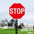 thumbnail image 2 of ANLEY Stop Sign 12 X 12 In - Diamond Grade Reflective at Nights - 40 Mil Thick Rust-Free Aluminum - Easy Mounting - Street Road Slow Warning Metal Warning Signs Octagon Outdoor Use, 2 of 7