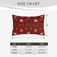 thumbnail image 4 of Susaid Merry Christmas Print Pillowcases Multiple Size, Pillow Cover Super Soft Envelope Closure Standard Pillow Case-14"x20", 4 of 6