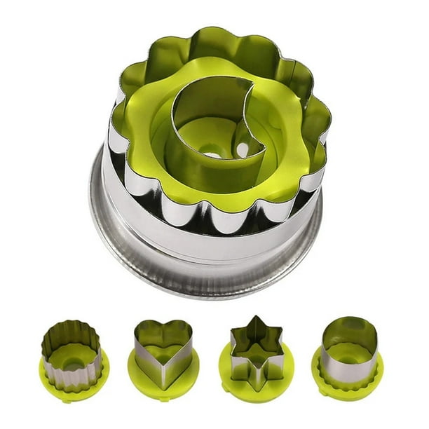 Toystoory 6X molde multifuncional para galletas Diy Fondant pastel repostería herramientas de grabado morir rebanador de frutas cocina Herramientas y accesorios para hornear