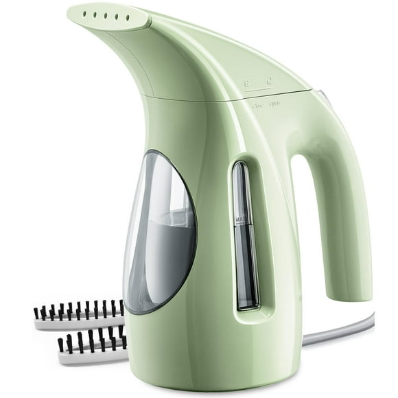 HiLIFE Vaporizador para Ropa, Diseño Portátil de Mano, Gran Capacidad de 240 Ml, 700 W, Vapor Penetrante Fuerte, Elimina Arrugas, para Hogar, Oficina y Viajes (SOLO PARA 120 V) (Verde)