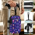 thumbnail image 5 of COEQINE Forearm Crutch Bag Walking Cane Accesories Jellyfish Galaxy Elbow Crutch Storage Organizer, 2 Zippered Pockets, Lightweight, Hands-Free, for Adults & Seniors, 5 of 7