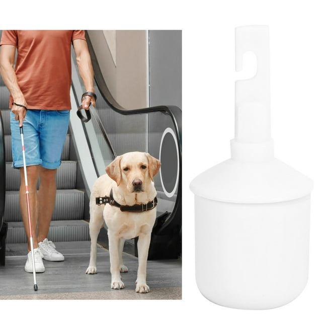 Qiilu Rolling Ball Cane Tip,Hook Type Cane Tip Replacement Accessory for Blind Walking Cane Walking Stick,Cane Tip