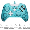 thumbnail image 4 of X-360 Controller Wired PC Gamepad Joystick for X-box 360/360 Slim/PC Windows 8/10/11, Green, 4 of 7