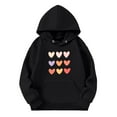 thumbnail image 3 of HUITKMM Girls Casual Hooded Pullover Sweatshirt with Pocket for Sports and Everyday Wear 2857, 3 of 3