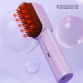 thumbnail image 4 of Cepillo Alisador de Pelo, Cepillo Alisador Portátil Recargable Con Calefacción, Peine Alisador Inalámbrico Con Calefacción Iónica, Cepillo para Alisar el Cabello y Peinar para, 4 of 7