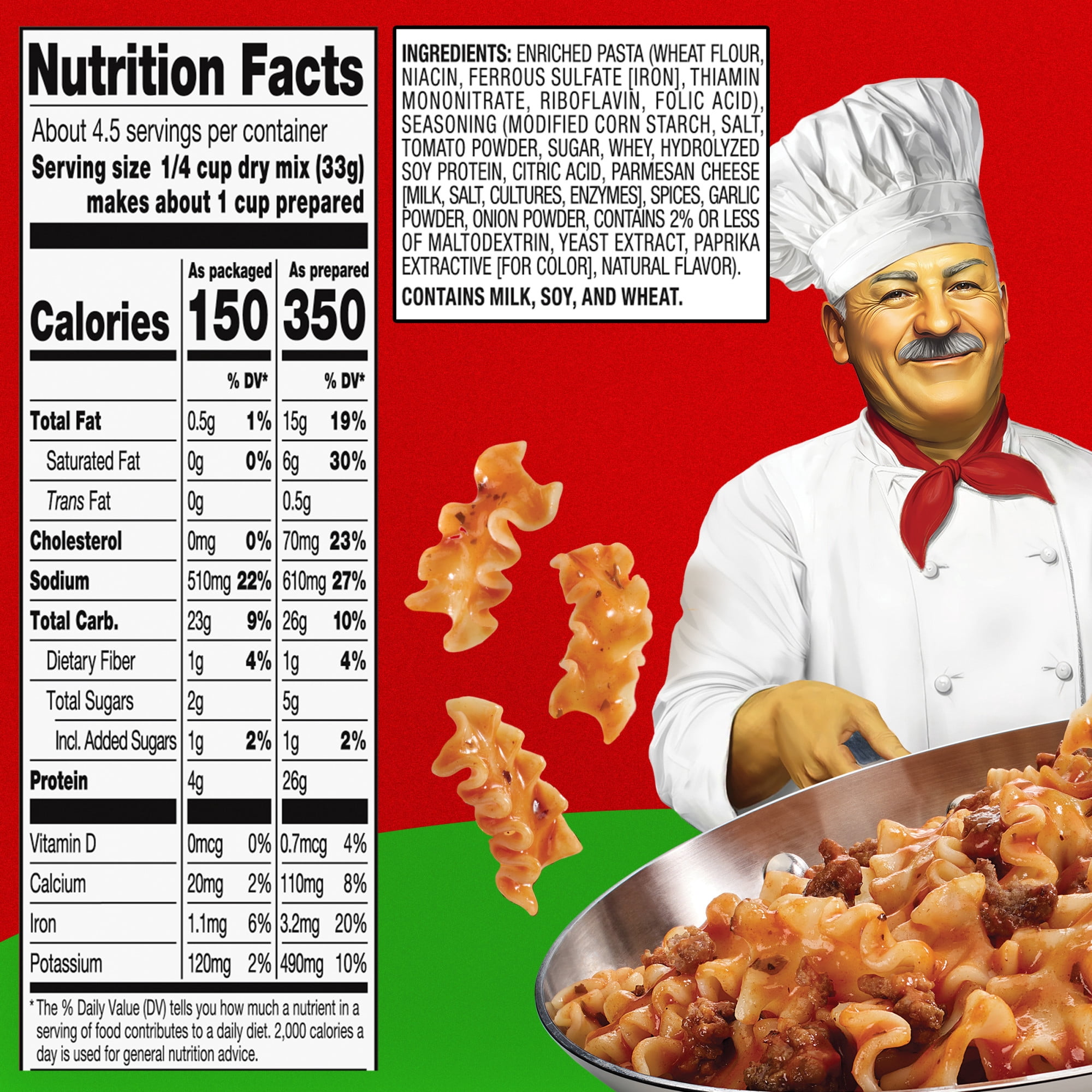 Chef Boyardee Ready-to-Serve Meat Lasagna Skillet Meal, 5.3 oz Packaged Meal