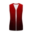 thumbnail image 5 of SZJXBUY Lightweight Spring Cardigans for Women Plus Size Color Block Open Front Casual Sleeveless Cardigan Summer Dressy Gradient Loose Oversized Vests with Pockets Wine,XL, 5 of 5