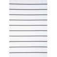 thumbnail image 5 of Sticky Toffee Cotton Woven Shower Curtain, Long-lasting, 72x72 inches, White/Gray Striped, 5 of 5