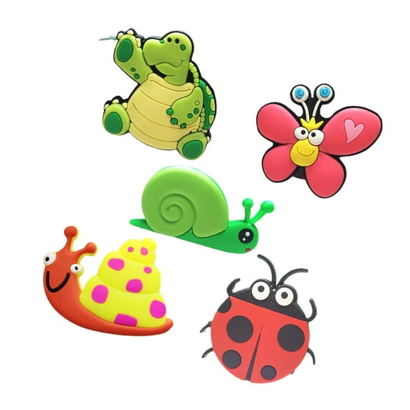 SR 5PCS Refrigerator Magnets for Kids Fridge Magnets Early Learning Toys for Toddlers ( Colorful Snail, Turtle)