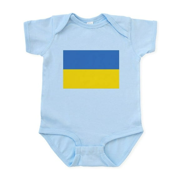 CafePress - Ukraine Flag Body Suit - Baby Light Bodysuit, Size Newborn - 24 Months