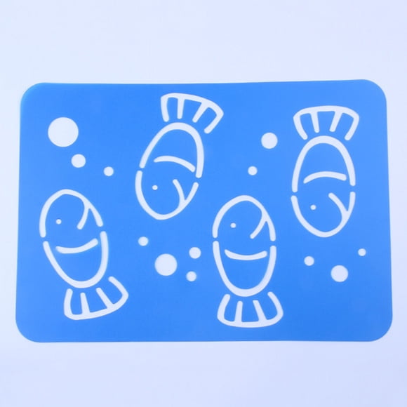 FUTUREORYY 5Pcs Reusable Assorted Color Painting Stencils with Smooth Edges Ideal for Acrylic and Chalk Painting Projects