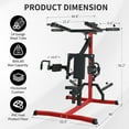 thumbnail image 3 of Reliancer Deltoid and Shoulder Press Machine, Upper Body Special Machine for Chest, Back, Pectoral, Rear Deltoid and Shoulder, 800lbs Capacity Weight Training Home Workout Equipment, 3 of 7