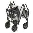 thumbnail image 5 of Seina 150lb Capacity Folding Steel Outdoor Utility Wagon Cart, Gray/Black, 5 of 12